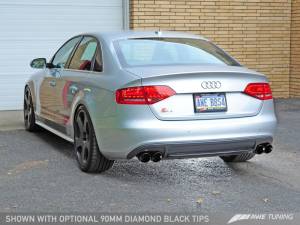 AWE Tuning - AWE Tuning Audi B8 / B8.5 S4 3.0T Touring Edition Exhaust - Diamond Black Tips (90mm) 3010-43014 - Image 3