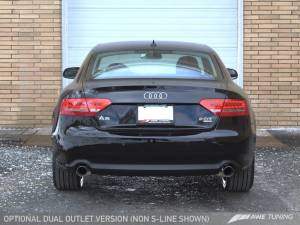 AWE Tuning - AWE Tuning Audi B8 A5 2.0T Touring Edition Exhaust - Dual Outlet Polished Silver Tips 3015-32022 - Image 2