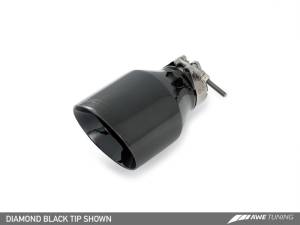 AWE Tuning - AWE Tuning VW MK7 Golf SportWagen Touring Edition Exhaust w/Diamond Black Tips (90mm) 3015-23040 - Image 4
