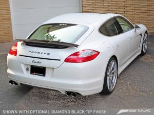 AWE Tuning - AWE Tuning Panamera Turbo Performance Exhaust System Touring Edition Polished Silver Tips 3010-42022 - Image 3