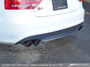 AWE Tuning - AWE Tuning Audi B8.5 S5 3.0T Touring Edition Exhaust System - Diamond Black Tips (90mm) 3015-43030 - Image 3