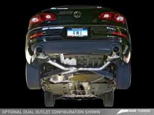 AWE Tuning - AWE Tuning VW CC Touring Edition Exhaust Dual Outlet - Diamond Black Tips 3010-33022 - Image 3