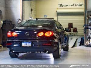 AWE Tuning - AWE Tuning VW CC Touring Edition Exhaust Dual Outlet - Diamond Black Tips 3010-33022 - Image 4