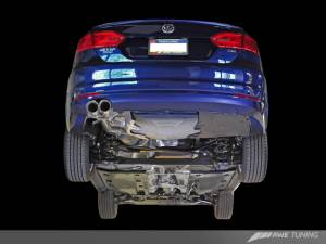 AWE Tuning - AWE Tuning MK6 Jetta TDI Touring Edition Exhaust - Silver Tips 3015-22030 - Image 1
