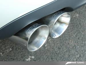 AWE Tuning - AWE Tuning Audi B7 S4 Track Edition Exhaust - Polished Silver Tips 3020-42010 - Image 2