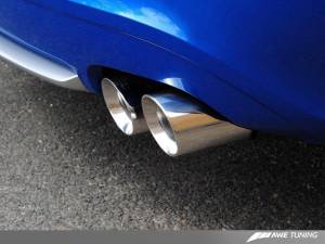 AWE Tuning - AWE Tuning Audi B8 S5 4.2L Track Edition Exhaust System - Polished Silver Tips 3020-42014 - Image 3