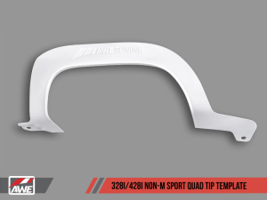 AWE Tuning - AWE Tuning BMW F3X 428i M Sport Quad Tip Marking Template 6510-11020 - Image 2