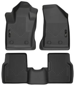 Husky Liners - Husky Liners 2017 Jeep Compass Weatherbeater Black Front & 2nd Seat Floor Liners 95681 - Image 2