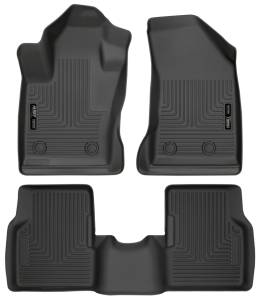 Husky Liners - Husky Liners 2017 Jeep Compass Weatherbeater Black Front & 2nd Seat Floor Liners 95681 - Image 4