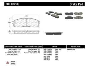Sport Brake Pad 309.06220