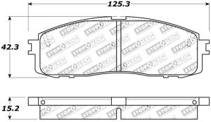 StopTech - Sport Brake Pad 309.06220 - Image 2
