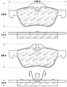 StopTech - Sprt Brk Pad W/Hdwr 309.09390 - Image 2