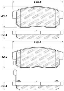 StopTech - Sprt Brk Pad W/Hdwr 309.10080 - Image 4