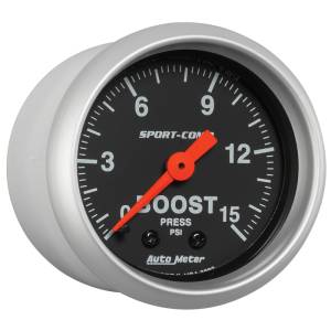 Auto Meter - 2" BOOST PRESS, 0-15 3302 - Image 3