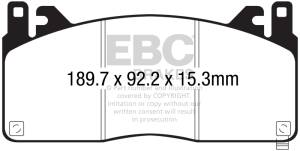 EBC Brakes - EBC Yellowstuff Pads DP43055R - Image 2