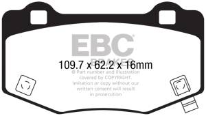 EBC Brakes - EBC Yellowstuff Pads DP43056R - Image 2