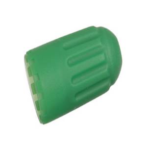 Schrader TPMS Plastic Green Sealing Snap-In Valve Cap - 100 Pack 20695