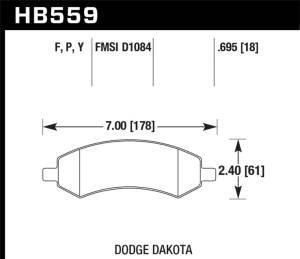 Hawk Performance - Super Duty HB559P.695 - Image 7