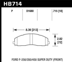 Hawk Performance - Super Duty HB714P.715 - Image 2