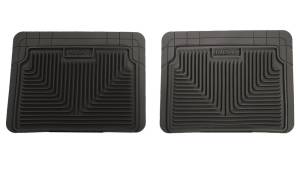 2005+ Acura RL Husky Liners Heavy Duty Rear Floor Mats - Black