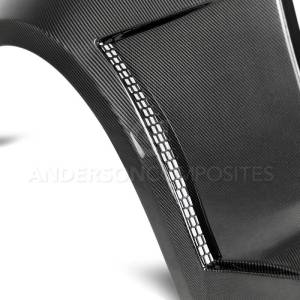 Anderson Composites - Anderson Composites 16-18 Chevrolet Camaro Type SS Fenders Carbon Fiber (0.40 Inch Wider) AC-FF16CHCAM-SS - Image 5