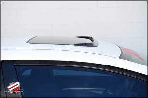 Password JDM - 2012-2015 Honda Civic Sedan Password:JDM Dry Carbon Fiber Sunroof Wind Deflector - Image 6