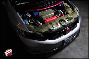 Password JDM - 2012-2013 Honda Civic Coupe Password:JDM Dry Carbon Kevlar Cooling Plate - Image 3
