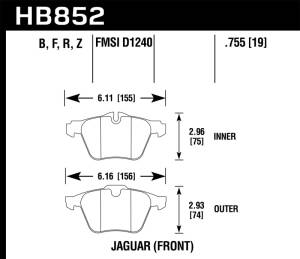 Hawk Performance - HPS HB852F.755 - Image 8