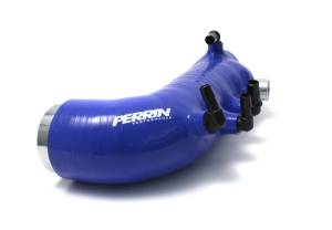 Perrin - 2009-2013 Subaru Forester XT Perrin 2.4in Turbo Inlet Hose - Blue - Image 1