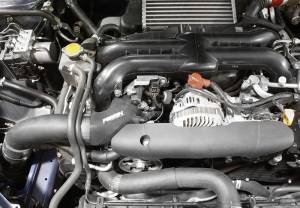 Perrin - 2009-2013 Subaru Forester XT Perrin 2.4in Turbo Inlet Hose - Blue - Image 4