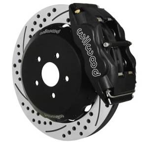 2005-2010 Scion tC Wilwood Forged Superlite 4 Front Big Brake Kit (Platinum E/Drilled)