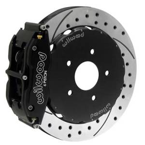 2006-2007 Mitsubishi Evolution IX Wilwood Superlite 6R Front Big Brake Kit (Platinum E/Drilled)