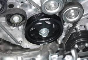 Perrin - 2014+ Subaru Forester XT (FA/FB Engine) Perrin Lightweight Crank Pulley - Black - Image 3