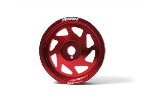 Perrin - 2014+ Subaru Forester XT (FA/FB Engine) Perrin Lightweight Crank Pulley - Red - Image 1