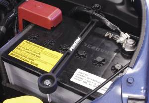 Perrin - 2010+ Subaru Legacy Perrin Battery Tie Down - Black - Image 5