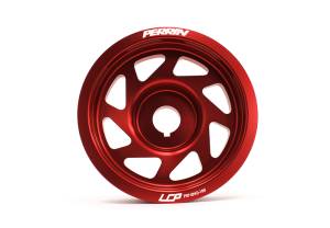 Perrin - 2002-2007 Subaru Impreza 2.5RS Perrin Lightweight Crank Pulley - Red - Image 4