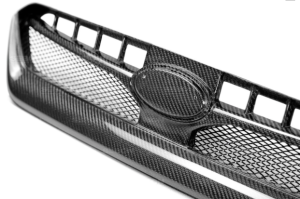 Seibon - 2015 Subaru WRX and STI Seibon Carbon Fiber Front Grille - OEM Style - Image 3
