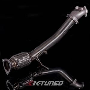 K-Tuned - 2012-2015 Honda Civic Si K-Tuned 3 Inch Downpipe w/High-Flow Cat - Image 1