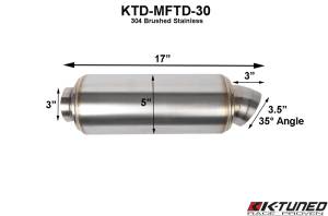 K-Tuned - K-Tuned Turndown Muffler - 3" - Image 4