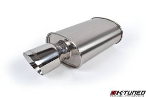 K-Tuned - K-Tuned Universal Muffler - Short (Polished) - Image 1