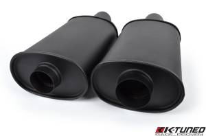 K-Tuned - K-Tuned Universal Muffler - Long (Wrinkle Black) - Image 3