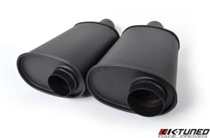 K-Tuned - K-Tuned Universal Muffler - Short (Wrinkle Black) - Image 3