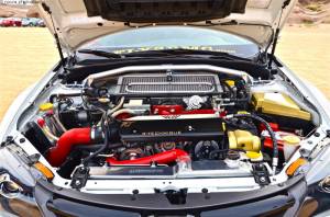 Mishimoto - 2011-2014 Subaru WRX and STI Mishimoto Silicone Radiator Hose Kit - Red - Image 5