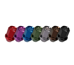 Project Kics Leggdura Racing Lug - Locking Nuts 12X1.50 16pc - Purple