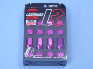 Project Kics - Project Kics Leggdura Racing Lug - Locking Nuts 12X1.50 20pc - Purple - Image 2