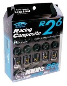 Project Kics - Project Kics R26 Lug - Locking Nuts 12X1.25 20pc - Black - Image 1
