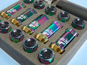 Project Kics - Project Kics R40 Lug Nuts 12X1.25 20pc - Neochrome - Image 3