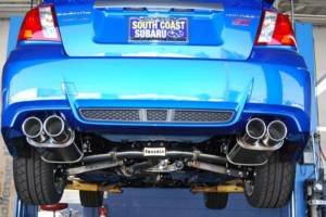 Invidia - 2011-2014 Subaru STI Sedan Invidia Q300 Rolled Stainless Steel Tips Cat-Back Exhaust - Image 3