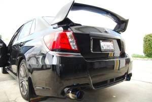 Invidia - 2008-2010 Subaru WRX and STI Sedan Invidia N1 Dual Burnt Titanium Tips Cat-back Exhaust - Image 2