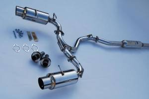 Invidia - 2013+ Scion FR-S Invidia N1 Dual Stainless Steel Tips Cat-back Exhaust - Image 1